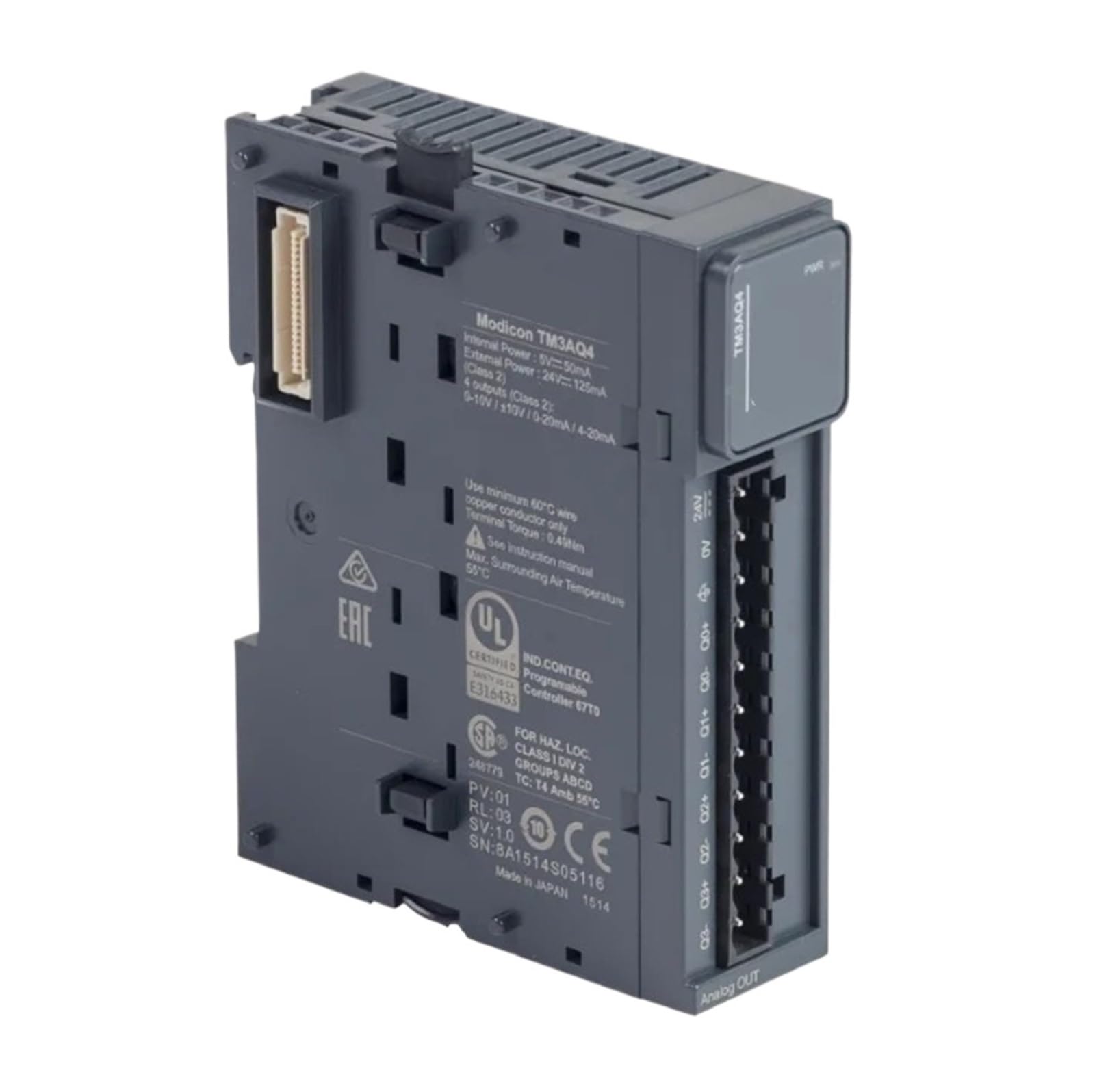 Module TM3TM3 pour sécuriser la température des chambres froides