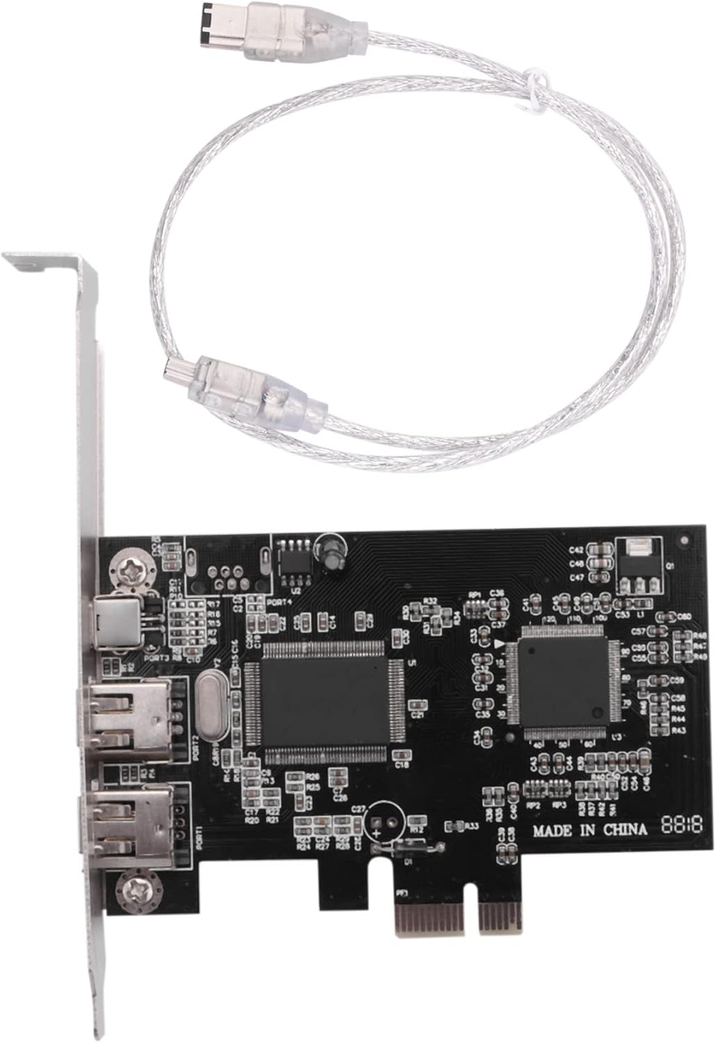 Popidome PCIe Firewire Card for,IEEE 1394 PCI Controller 4