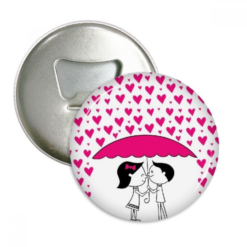 Aimants réfrigérateur couple amoureux : immortalisez vos sentiments avec ce badge décapsuleur 3pc