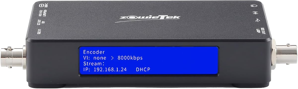 ZowieBox 3G SDI IP Video Streaming Encoder Decoder, SDI only | SRT RTMP RTMPS RTSP, UVC to SDI, SDI Video Capture Extender with Loopout, Standalone H.265/H.264 Live Streaming, PoE