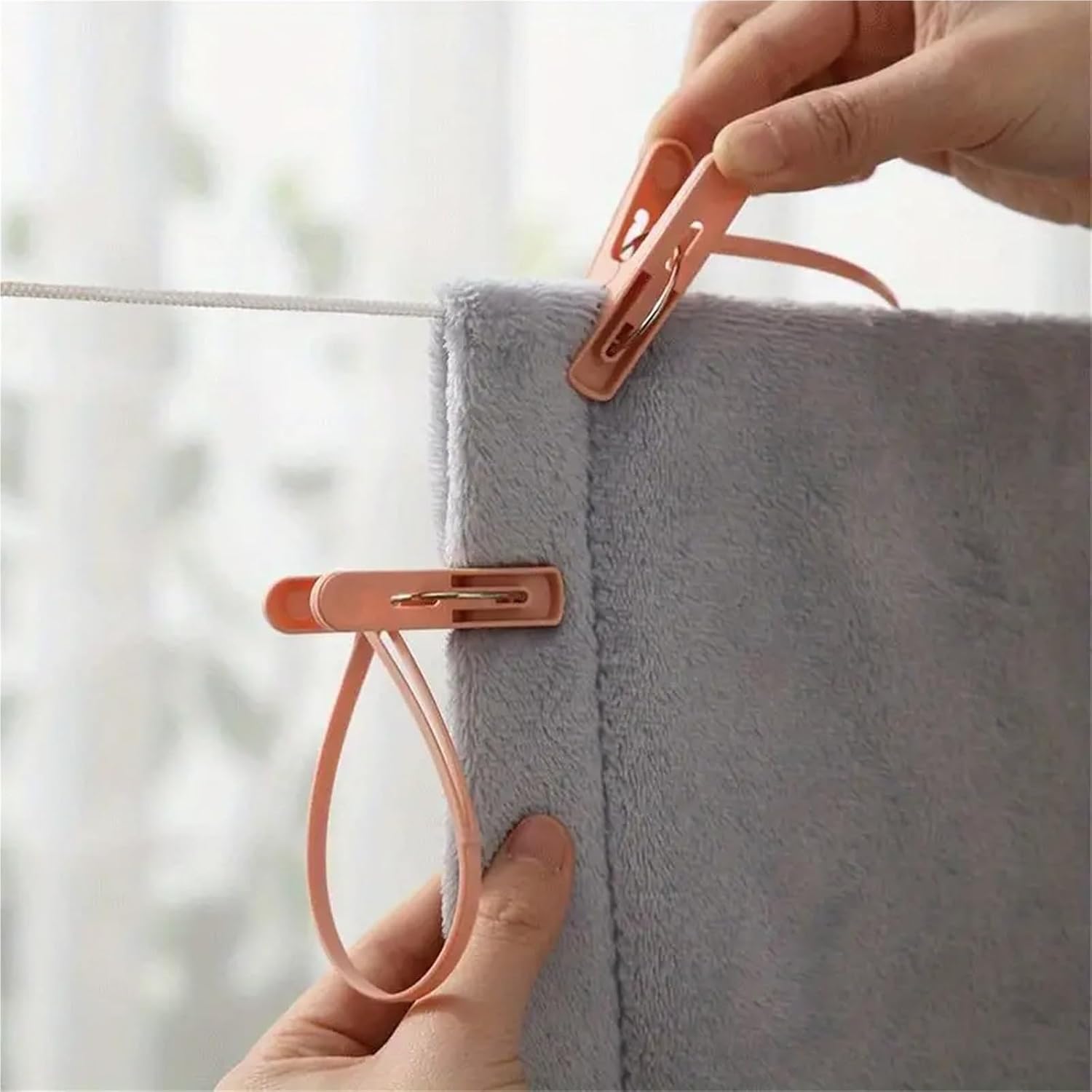 Clothes pins 240 PCS Plastic Clothespins Travel Drying Clips with Lanyard