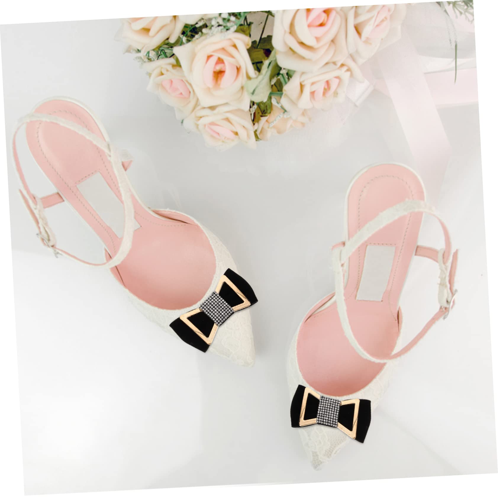 SOIMISS 5paia Charms Per Scarpe Con Fiocchi Strass Decorazioni Eleganti Per Scarpe Da Sposa e Cerimonie Accessori Per Femminili