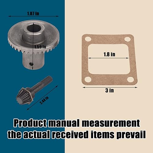 Miniatura 4 de Ohoho 104-8671 92-5790 105-6839 Kit de engranajes de transmisión compatible con cortacésped Toro LawnBoy - Compatible con el modelo 10321 10415