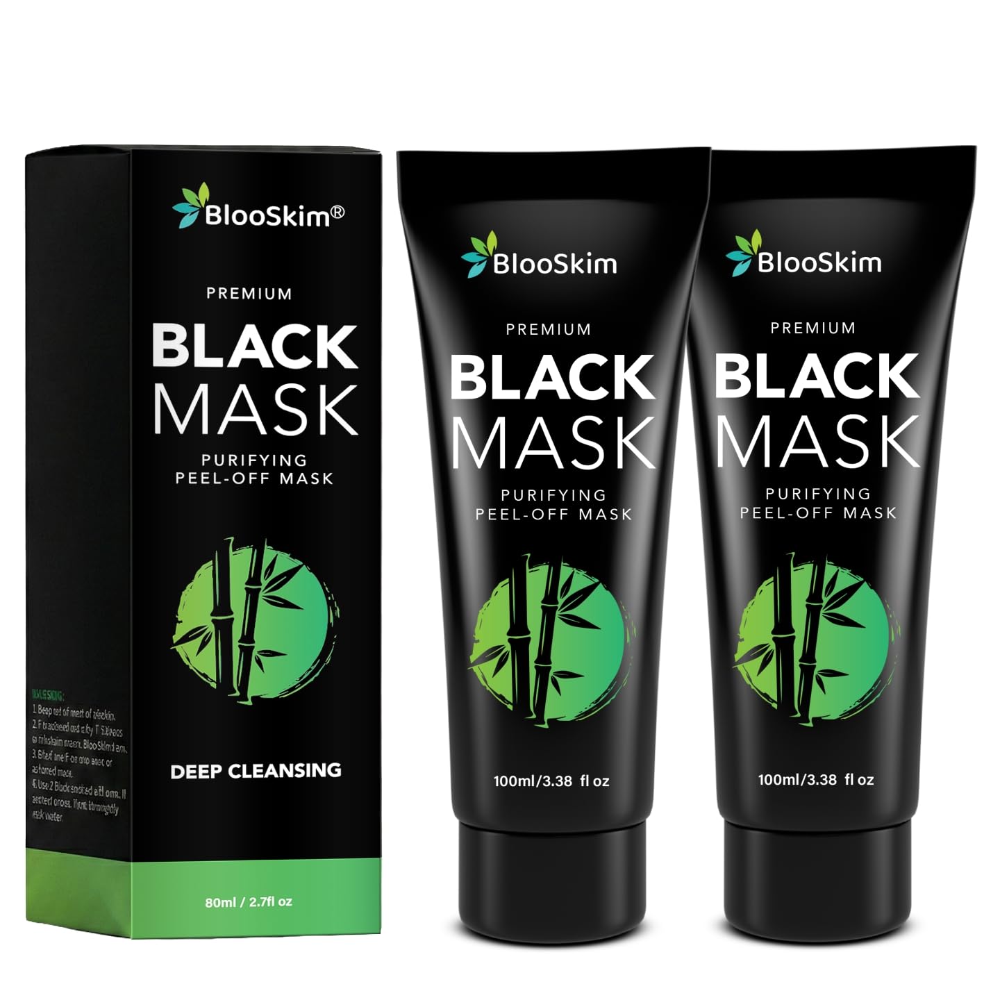 Blooskim Black Peel Off Face Mask – Charcoal for Oily Skin