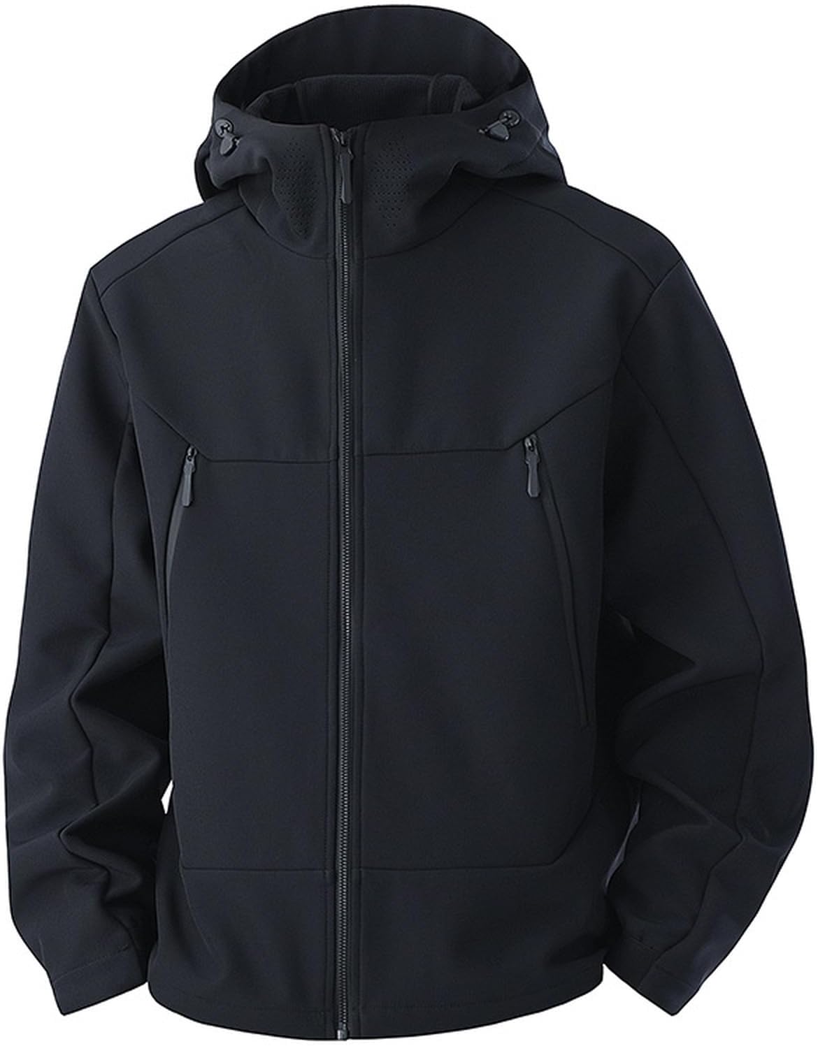 Men's Soft Shell Military Tactical Jacket – Lightweight Waterproof Hooded Rain Jacket Breathable Outdoor Hiking Coat