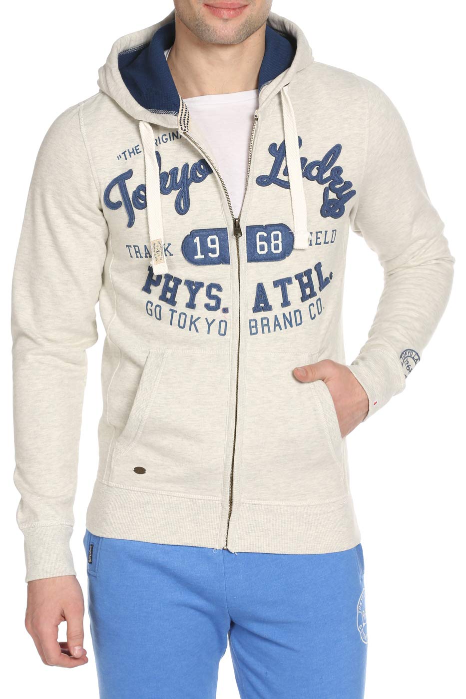 Men'sTokyo Laundry Hoodie Hooded Sweatshirt Jumper Pullover Full Zip Top Mantua