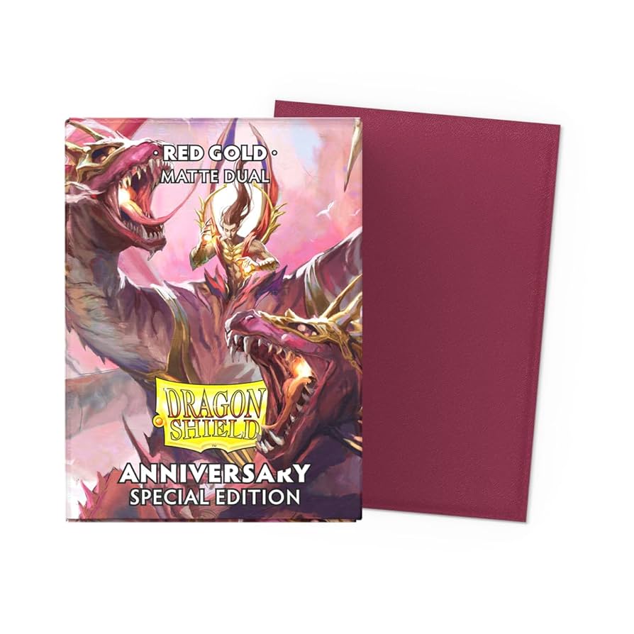 ドラゴンシールド　レッドゴールド　5個セット Amazon.com: Dragon Shield | Matte Dual Standard Size Card
