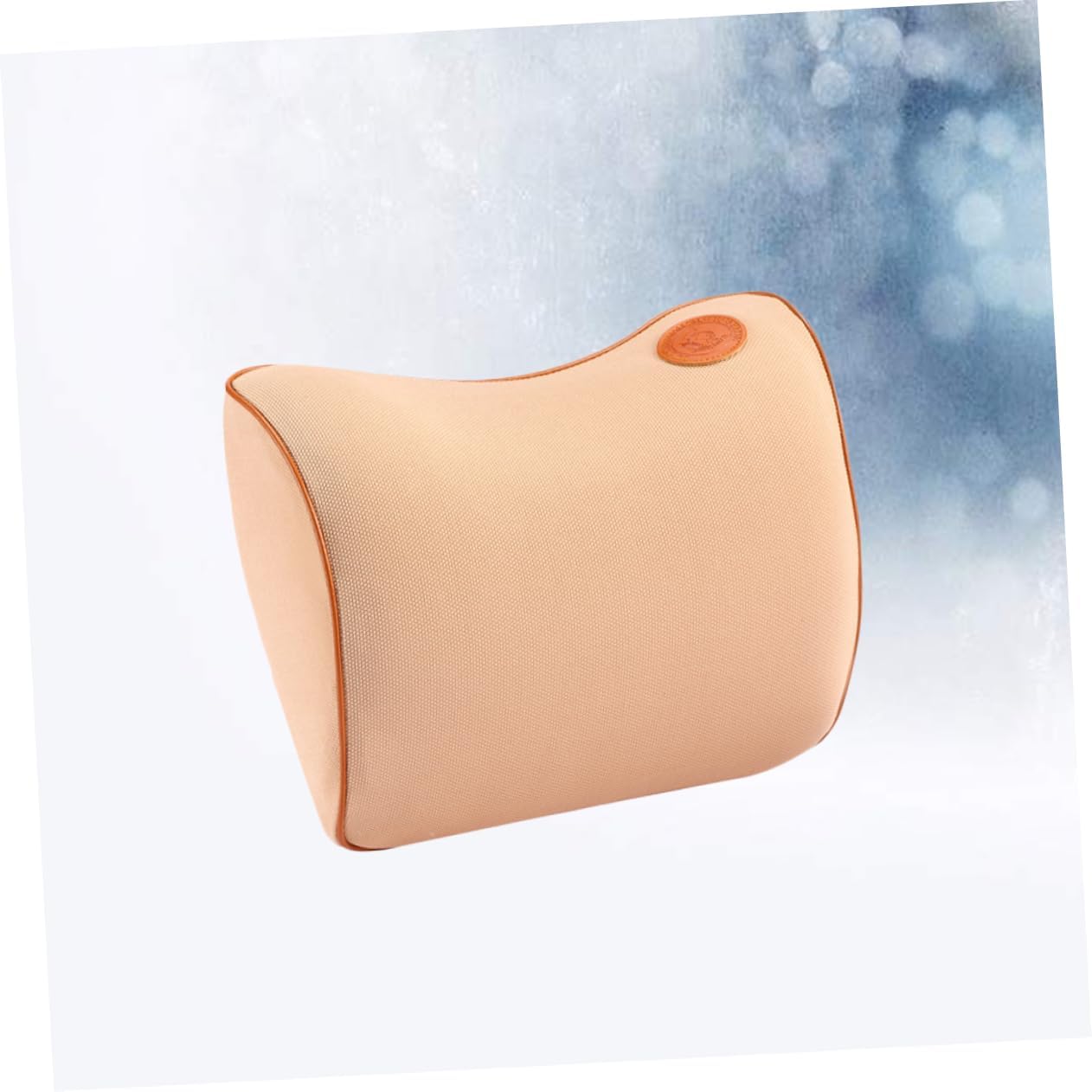 Car Headrest Pillow Neck Support Cushion Memory Foam Neck Protector for Car Seats Ergonomic Design for Comfortable Travel Beige