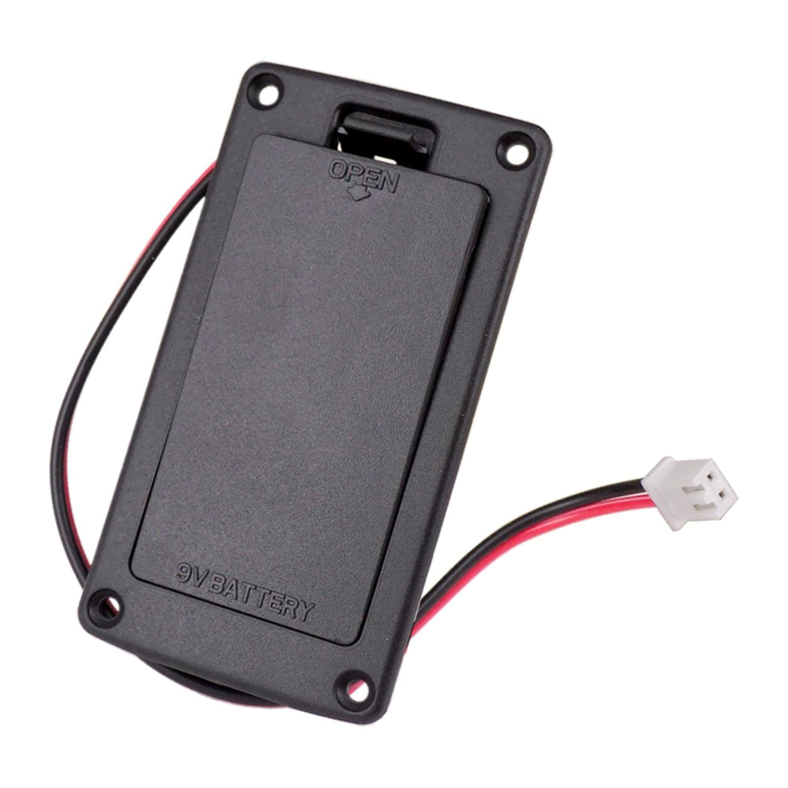 9V batterie couvercle batterie cas compartiment pour la guitare basse accessoires