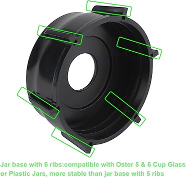 Replacement Parts Oster Blender Jar Bottom,for Oster and Osterizer Blenders #004902-003-NP0