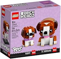 Vista 2 de Lego BrickHeadz Saint Bernard Dog and Puppy Set 40543