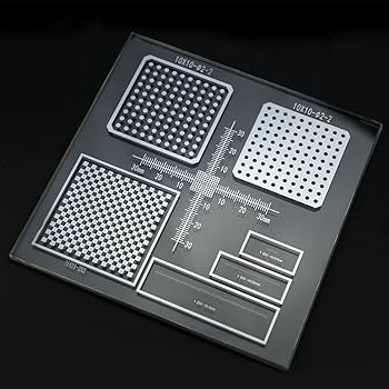 Amazon.com: Microscope 1 Set Optical Glass Checkerboard/Grid