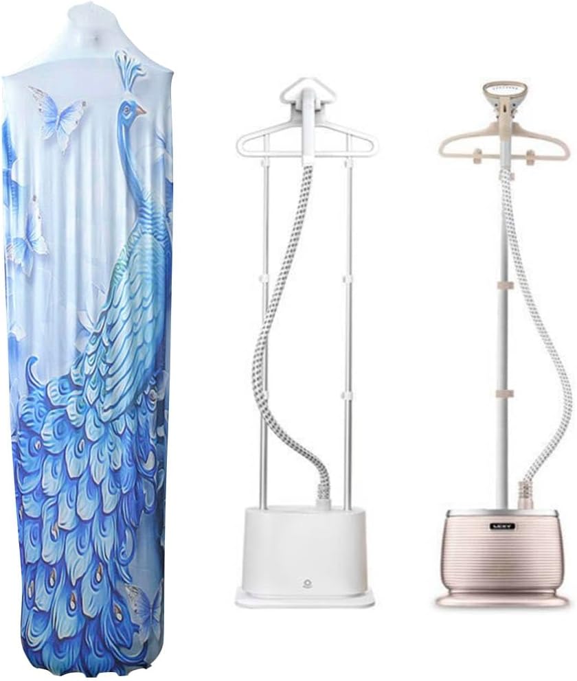 Garment Steamer Dust-proof Cover Fabric Steamer Protective Cover for Home Commercial Clothing Steam Engine Storage Bag for Universal Vertical Clothes Steamer standing,Peacock Pattern