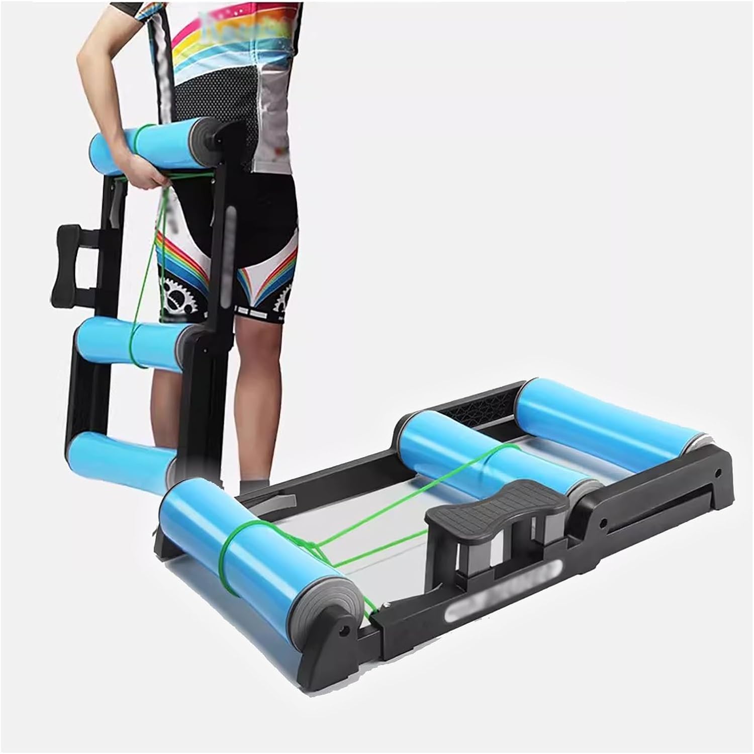 YXXSDP Silent Aluminium Alloy Bicycle Rollers, Indoor Exercise Cycling Roller Trainer, Unrestricted by Outdoor Weather Conditions