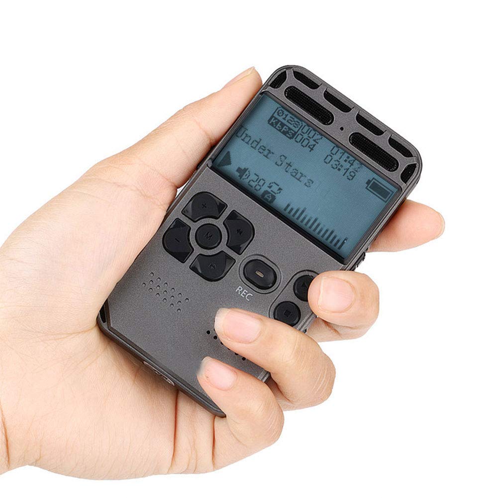 Enregistreur audio vocal numérique et dictaphone MP3 Smart Sound Control