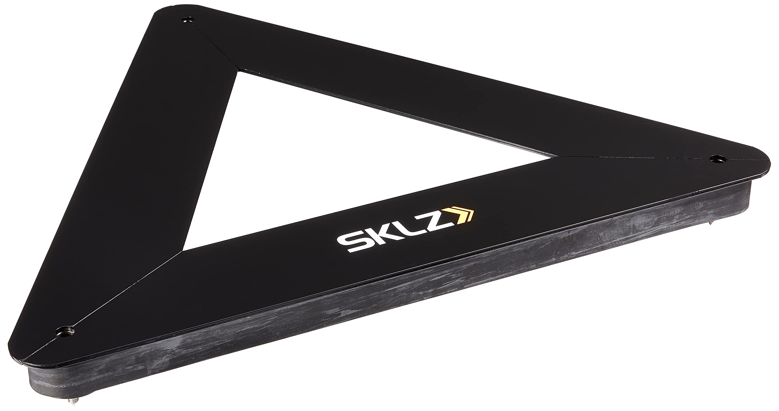 SKLZ Triangolo di Passaggio per Hockey,Struttura in Acciaio Pesante,Migliora Tiri e Passaggi,56 cm per Lato,Adatto per Allenamenti su Ghiaccio,Cemento,Piastrelle,e Pannelli di Tiro - Nero
