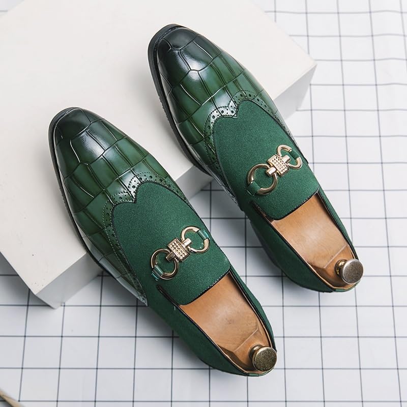 Dress Shoes Man Leather Casual Social Shoe for Men Fashion Trend Business Gentleman Italian Slip On Men's Loafers2