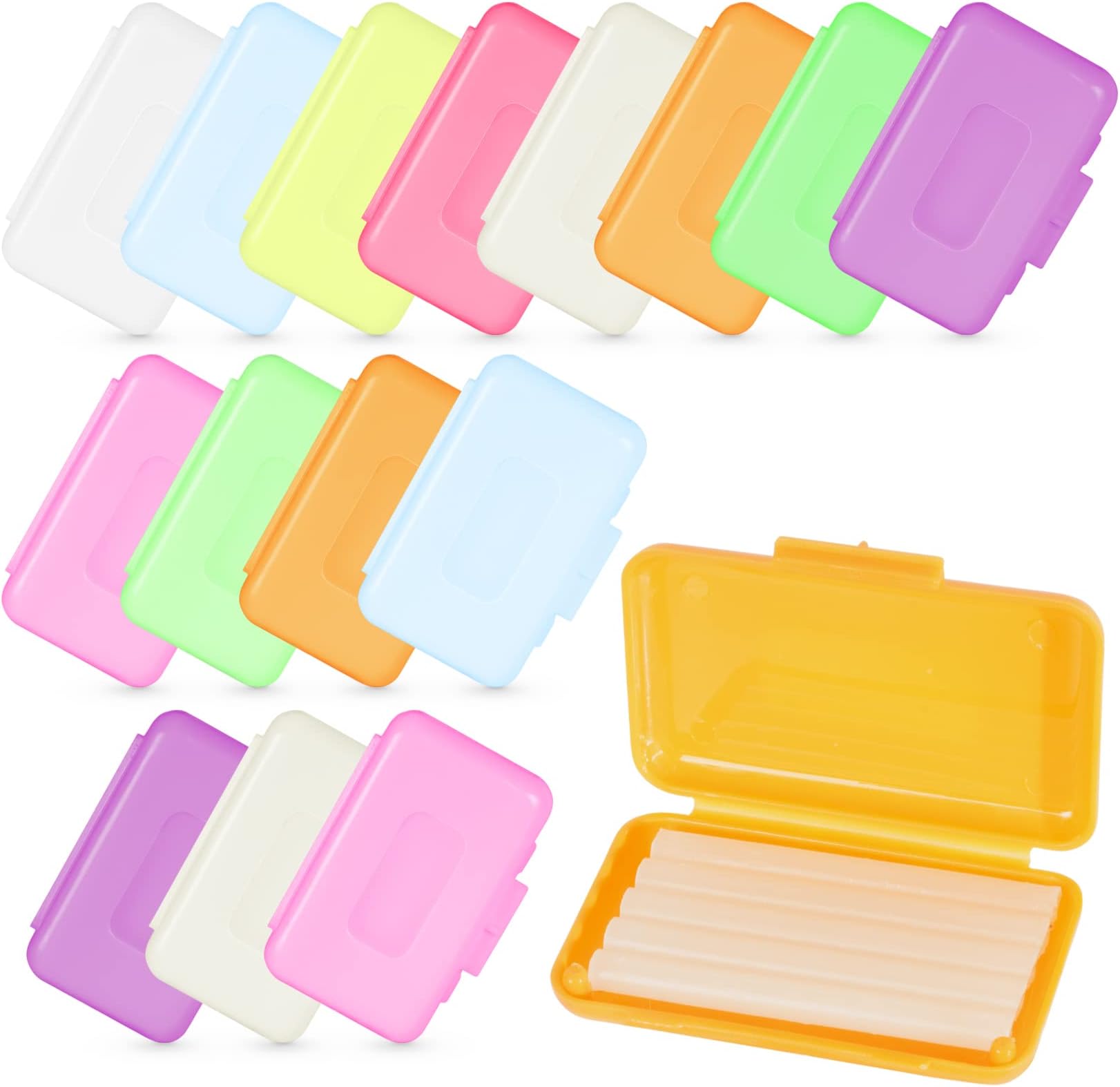 OBTANIM 15 Pack Colorful Braces Wax Dental Care Orthodontic Wax for Braces Wearer (10 Color)