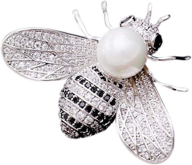 Fashion Jewelry Ladies Brooch Collar Pin Silk Scarf Buckle Natural Shell Corsage