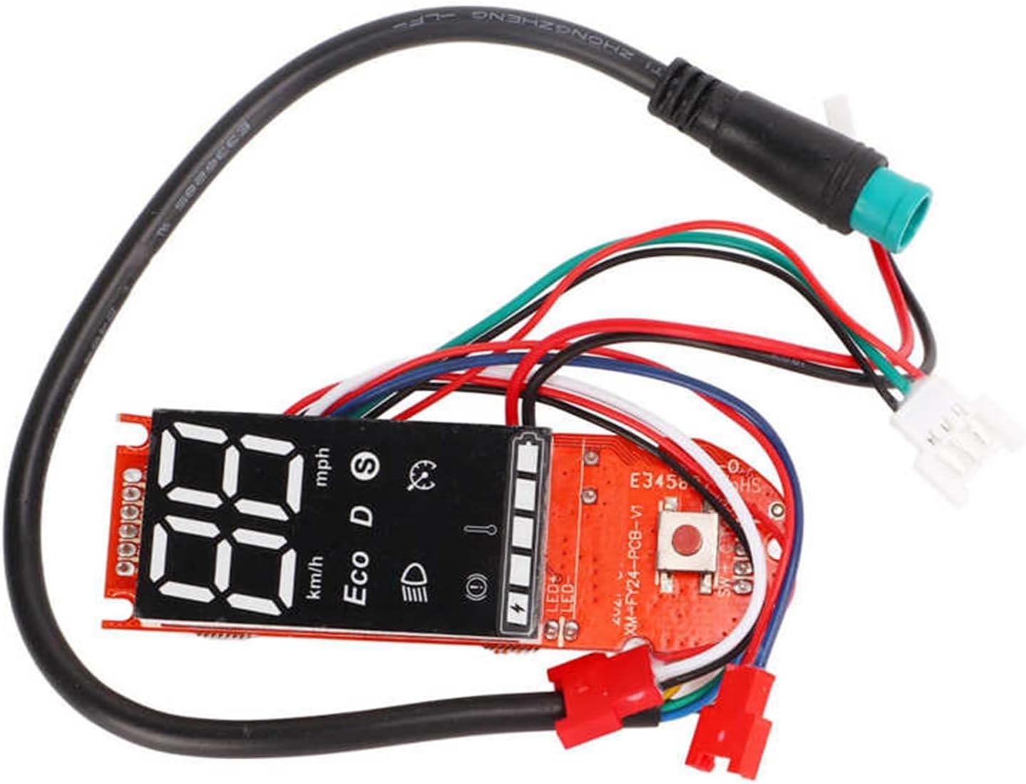 電動スクーターダッシュボード 金属スクーター交換用回路基板 クリアデータディスプレイ付き 電動スクーターアクセサリー 電動スクーター