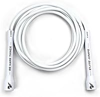 Elite Jumps Adjustable 6mm PVC Jump Rope - Unbreakable Handles, Non-Kinking Cord for Cardio, Boxing, Fitness & Strength Training