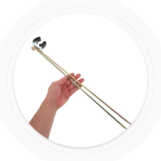 Soportes de acero inoxidable ajustables para postes de bandera miniatura 4