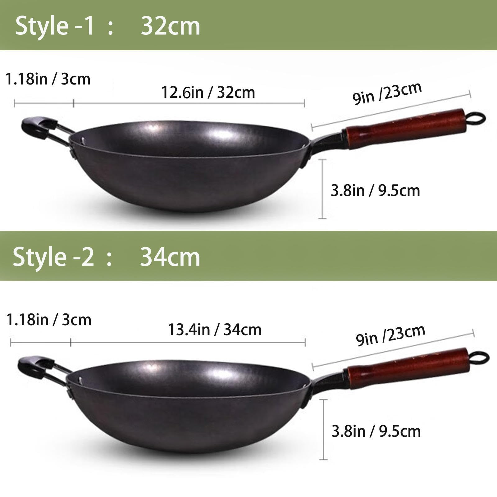 Amazon | ハンドハンマー中華鍋, テフロン加工のパン こびりつき