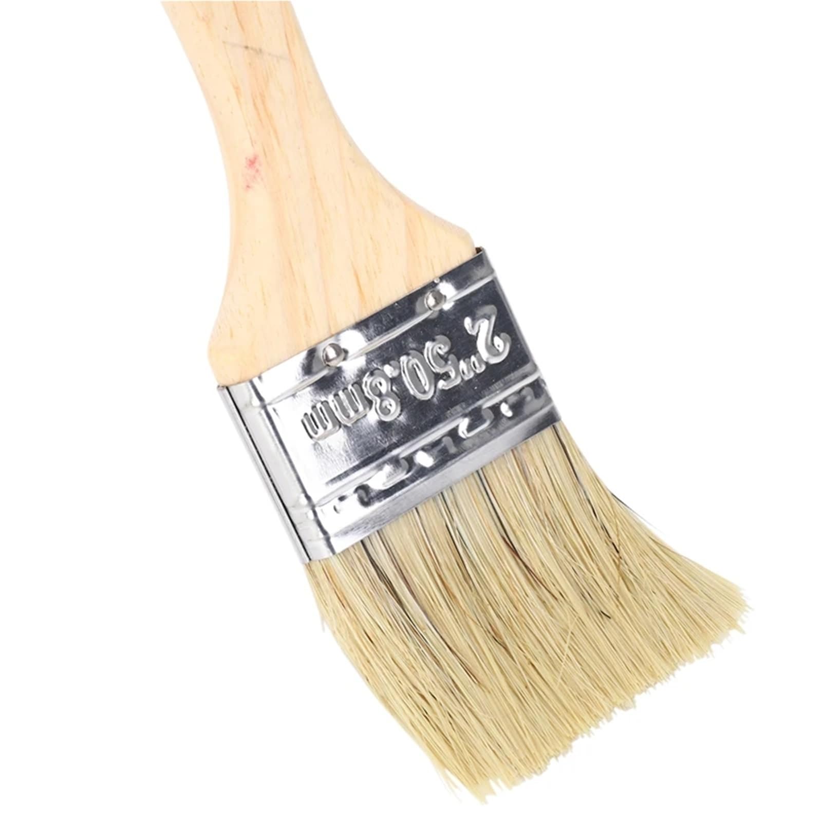 24er-Pack mit 1,5 Zoll (35 mm) großen Pinseln und Chips for Flecken, Lacke, Kleber Gesso Für Wasserbasierte Farben