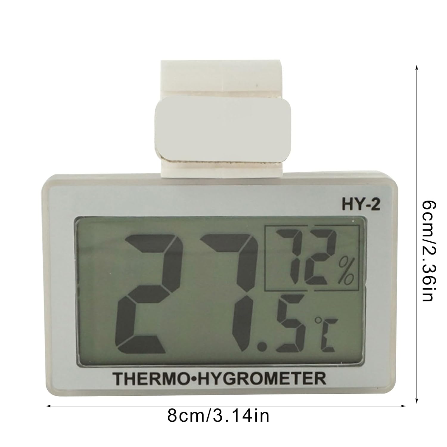Digital Hygrometer Touches Button Thermometers LED Digital Thermo for Pet Owners LED Thermo