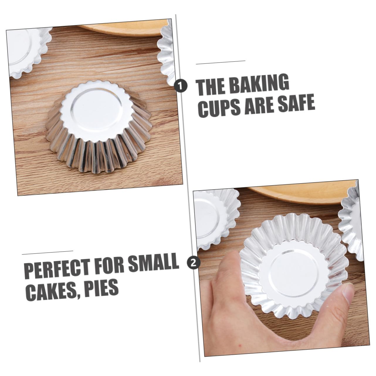 STOBAZA 100pièces Moule à Tartelettes aux Œufs Moules à Muffins et Cupcakes Caissette à Muffins
