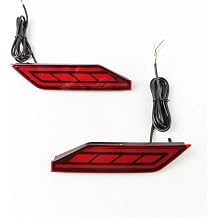 1Set Compatible with Mitsubishi Pajero Montero Sport 2019-2021 LED Reflector Rear Turn Signal Bumper Light Brake LightModel A