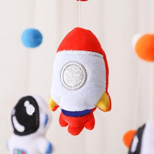 Miniatura 5 de Decoración de guardería móvil para cuna, móvil para cuna, campanilla de viento de astronauta móvil para cuna, móvil de bebé para cuna, colgante de