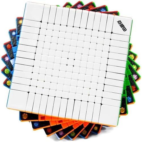 Cuberspeed DianSheng Galaxy 13x13 M Speed Cube magnético 13x13x13 x 13 pulgadas, rompecabezas interno negro sin calcomanías