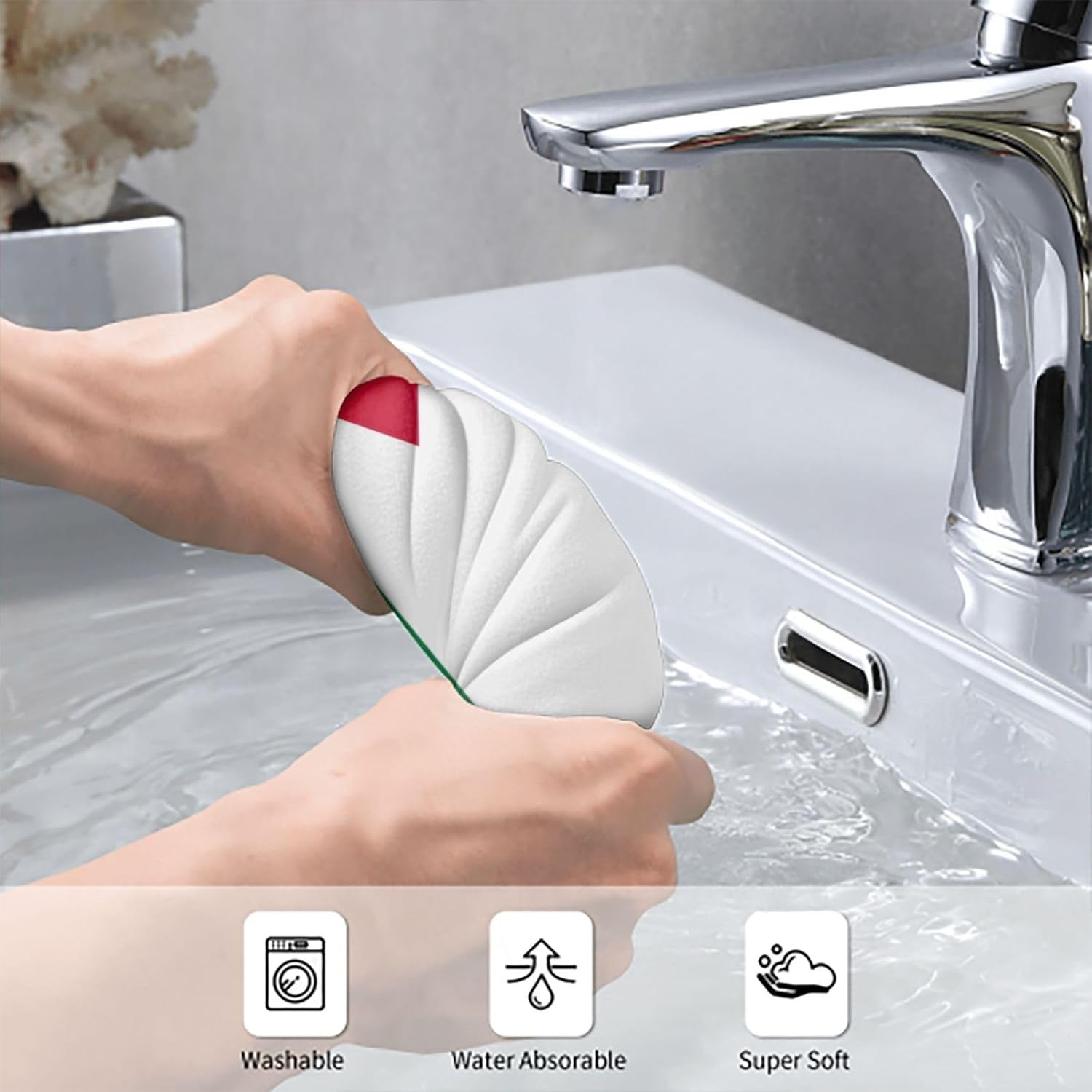 Palestinian Flag Print Hand Towels for Kitchen, Decorative Bathroom Towels Decor Farmhouse Cute for Men Women Gifts