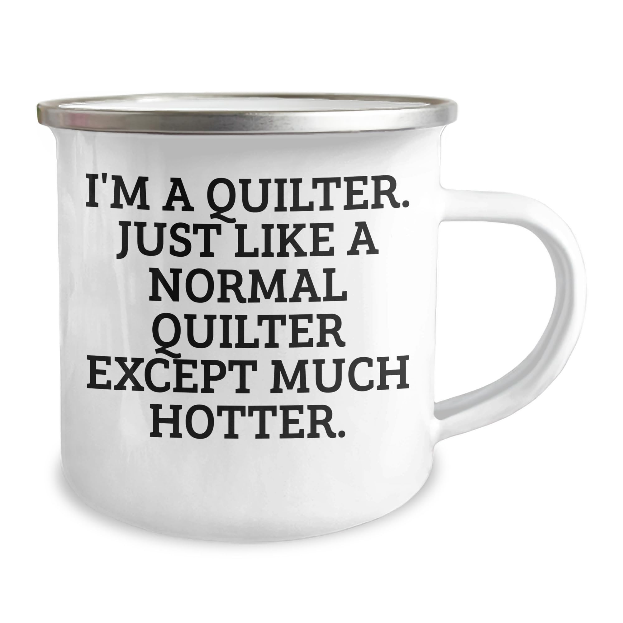 Quilter's Hot Gift, Funny Interlaced Leather Quilter Accessory, Birthday Unique Gifts for Quilting Enthusiasts from Friends to Family