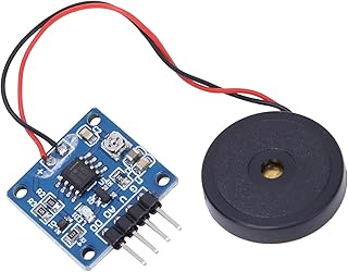 Piezoelectric Vibration Sensor and Switch Module 5.0V with Analog/Digital Output for Tapping Detection