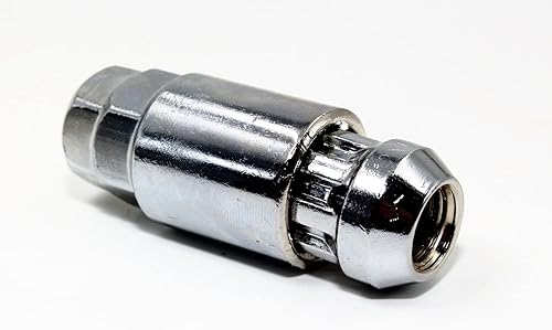 Miniatura 4 de Juego de 4 cerraduras de rueda para sintonizador de 12 x 1.5 Veritek cromadas con 2 llaves para Toyota Scion Hyundai Kia Mazda tipo cónico ruedas