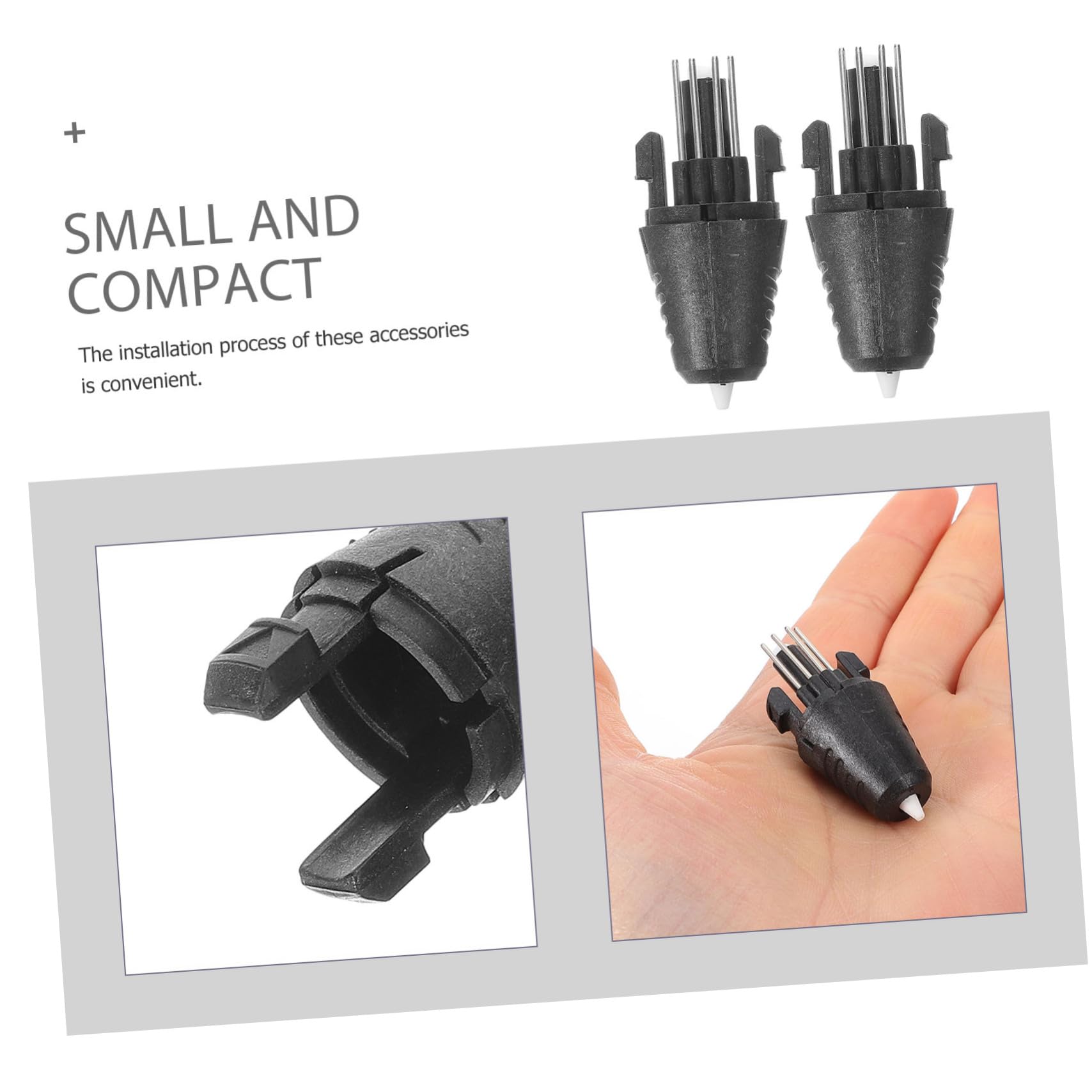 iplusmile 8pezzi Titolo Proposto Di Teste Di Ricambio Per Penna Ugelli Compatibili Con Penne Da Stampa Per Creazioni Artistiche Precise e Dettagliate