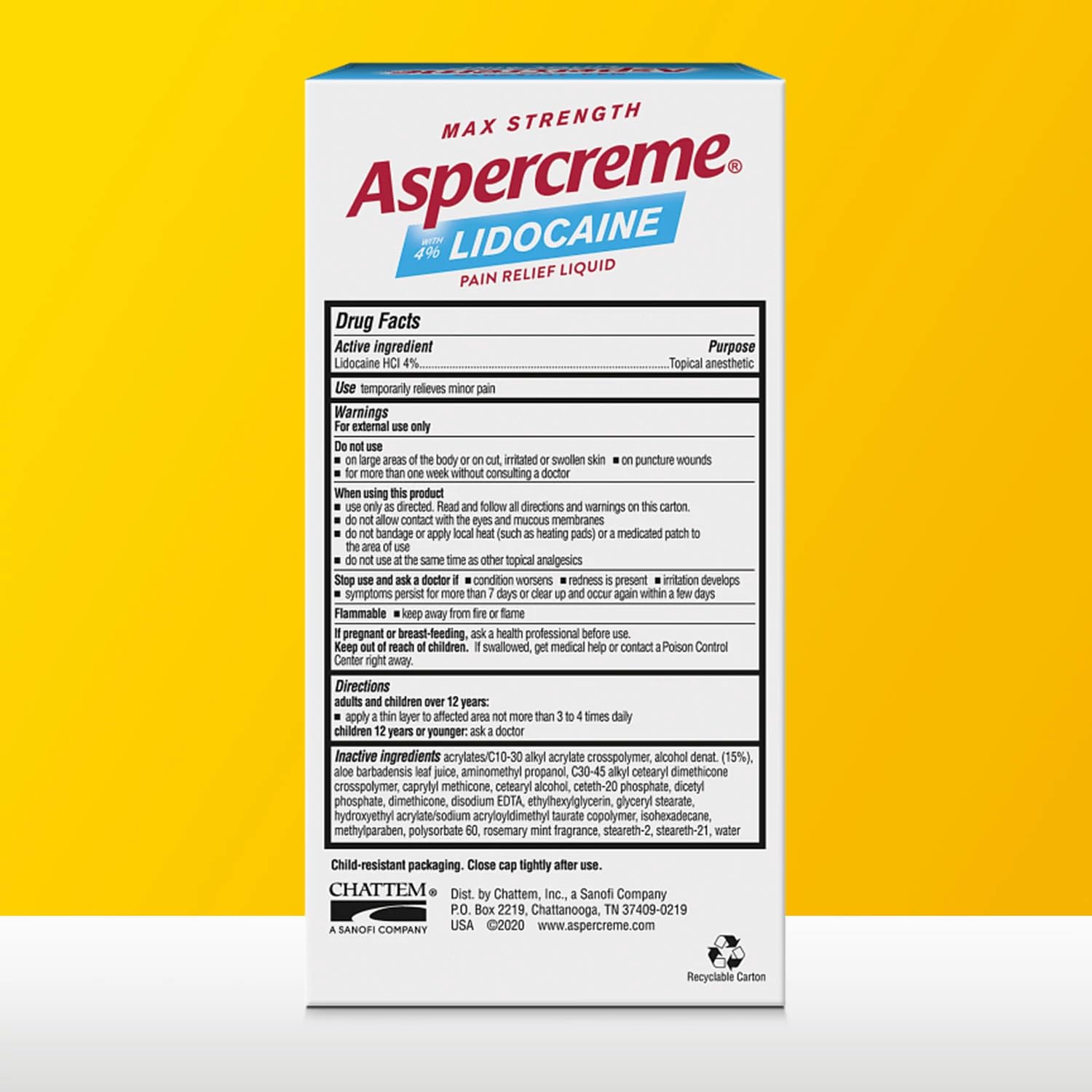 Aspercreme Essential Oils Roll-On Pain Relief, Rosemary & Mint, 2.5 Fl. Oz. — Amazon image 2