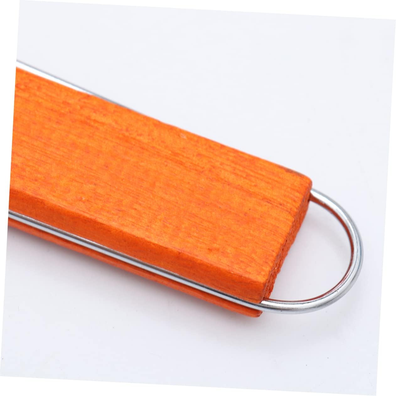 TOYANDONA 2 Pcs Metal Non Stick Fish Barbecue Basket with Durable Wooden Handles Iron Grill Rack Clips for Outdoor Camping Picnic Bbq Suitable for Steaks Sausages Chicken Corn and More