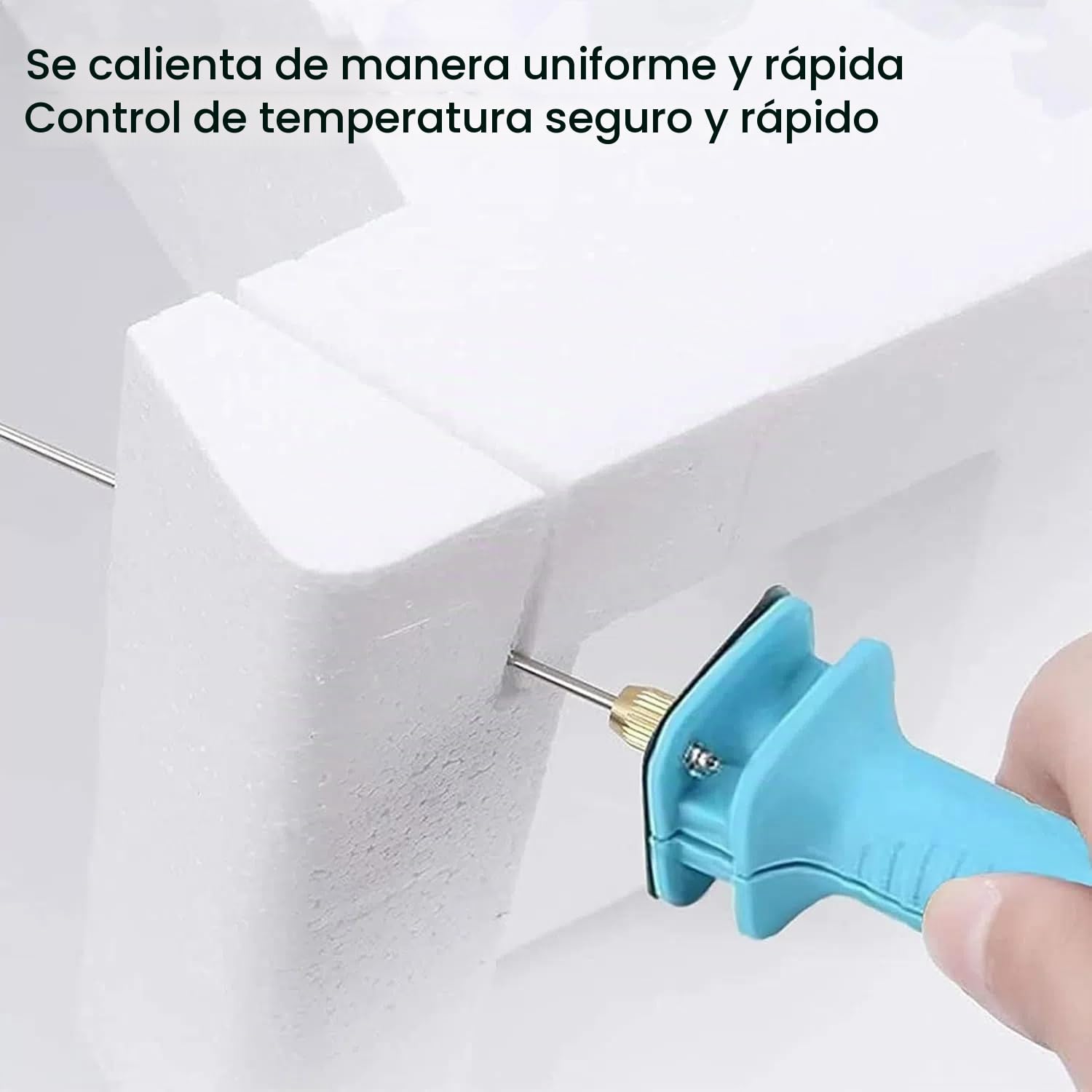 SEAFRONT Cortador de Alambre Caliente Pluma de Grabado Eléctrico 30W 25cm Máquina Cortadora de Poliestireno Kit Herramientas Profesional con Adaptador de Corriente Incluido