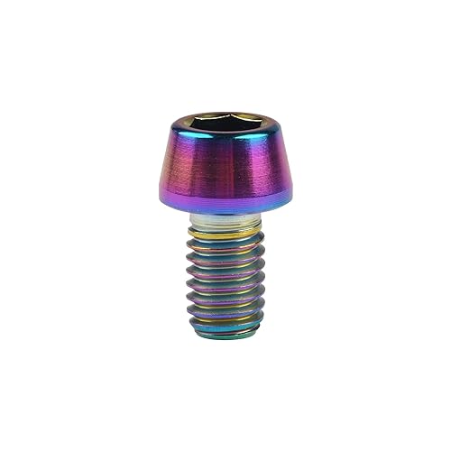 Miniatura 7 de Titanio Ti M6 x 10 16 18 20 25 30 35 40 45 50 55 60 2.559 in Allen - Tornillos hexagonales de 2.559 in, tornillos cónicos, paquete de 4 (M6x10mm,