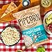 Heirloom Sea Salt Mini Popcorn by Pipcorn - 4.5oz - Gluten Free, Non-GMO Heirloom Corn, Non-Artificial, Preservative Free Snacks