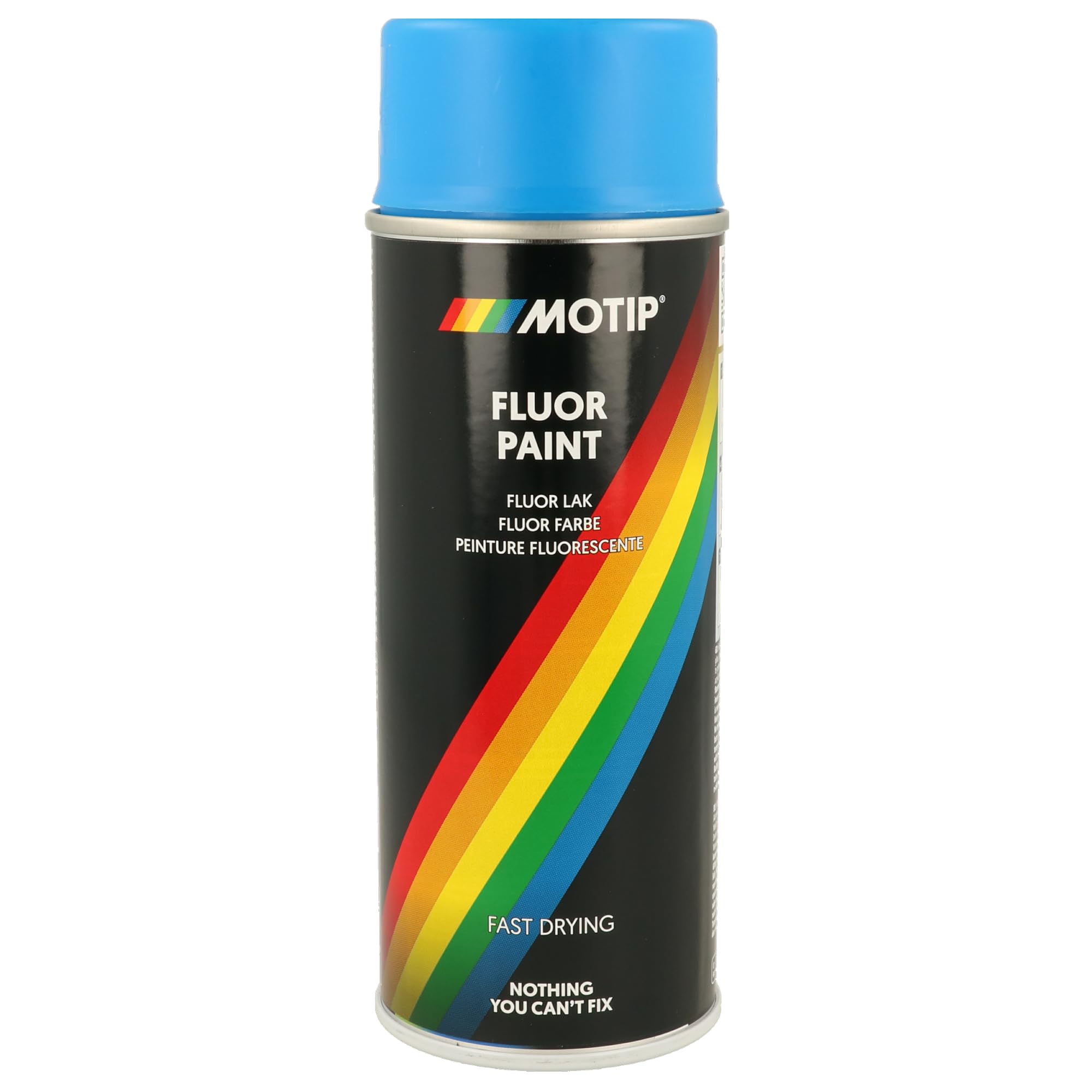 Motip Fluorescent Spray Paint - Blue - 400 ml