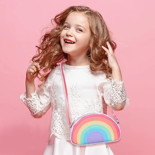 Miniatura 2 de PinkSheep Monedero para niñas pequeñas, regalo pequeño, bolso de hombro para niños, cartera cruzada de 3 a 6 años, regalo de moda