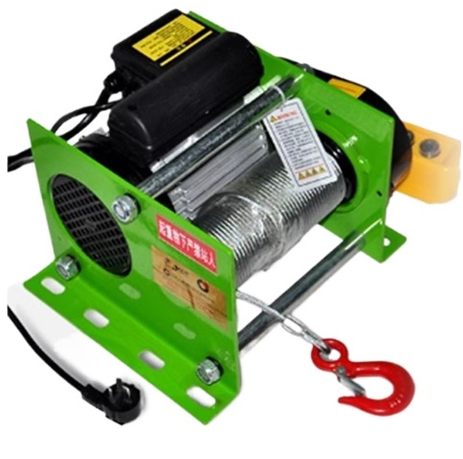 Montacargas eléctrico Torno eléctrico micro 400-1000KG 30 100m del alzamiento 220V de cuerda alambre Polipasto Eléctrico de Cable(600KG - 30m)