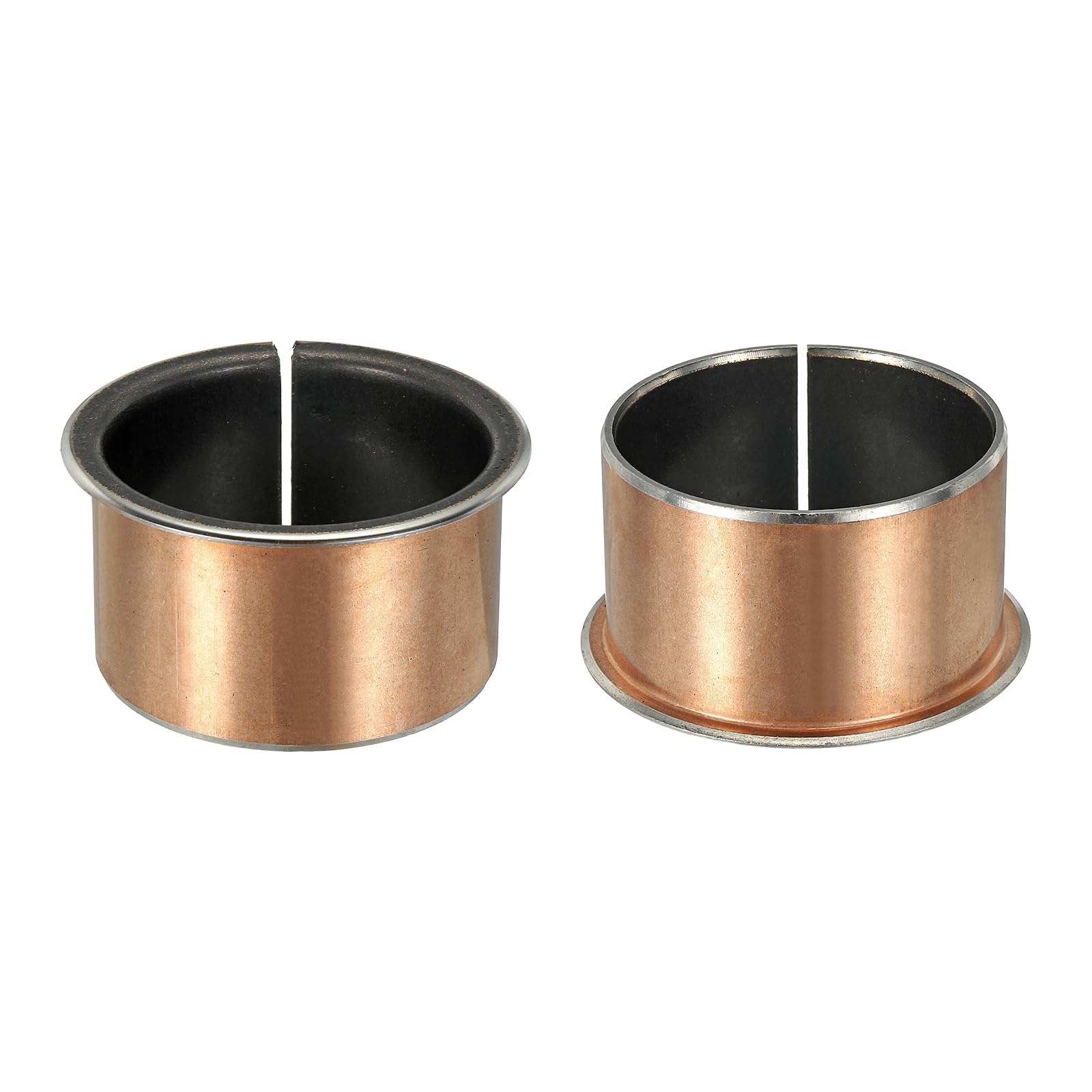 QUARKZMAN 2 Pezzi Cuscinetto a manicotto flangiato 60mm x 65mm x 40mm