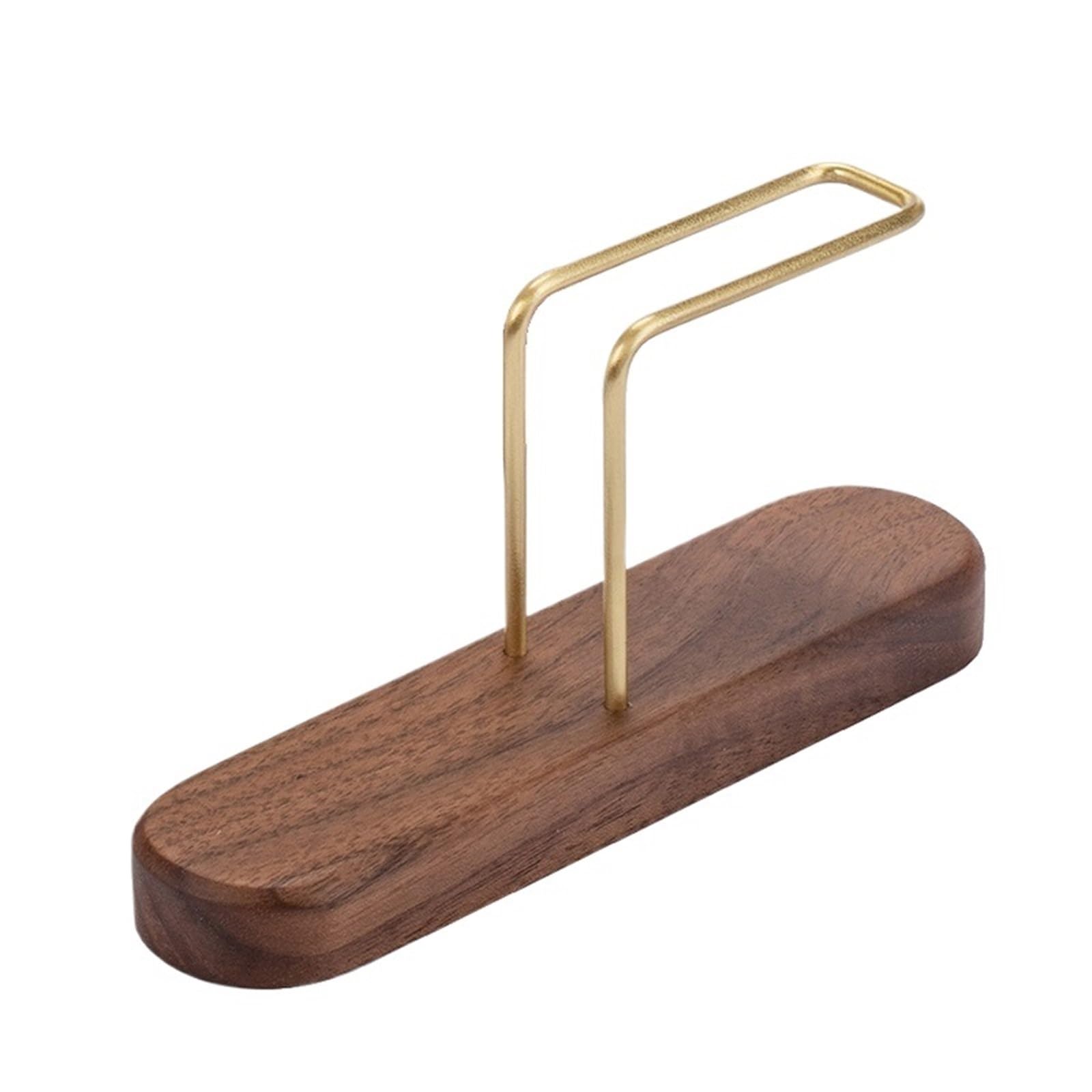 Kaffeefilter-Halter 2 Stück Holzfilterpapierhalter, handgefertigter Kaffeefilterpapierhalter aus Holz, fächerförmiger V-förmiger Filteraufbewahrungs-Kaffeezubehör(Wood Color)