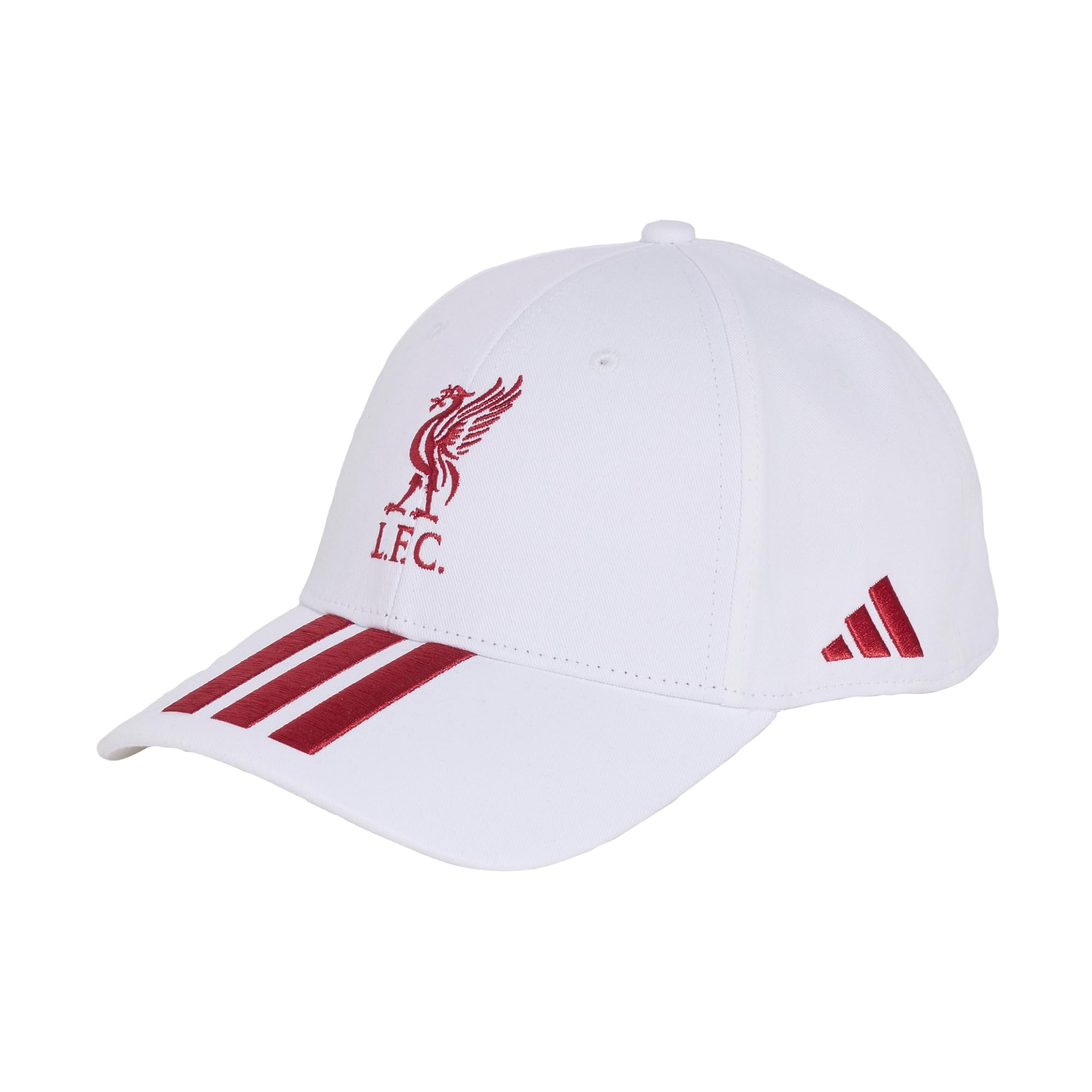 adidas Unisex Liverpool Fc Hat, White/Active Maroon, M-L