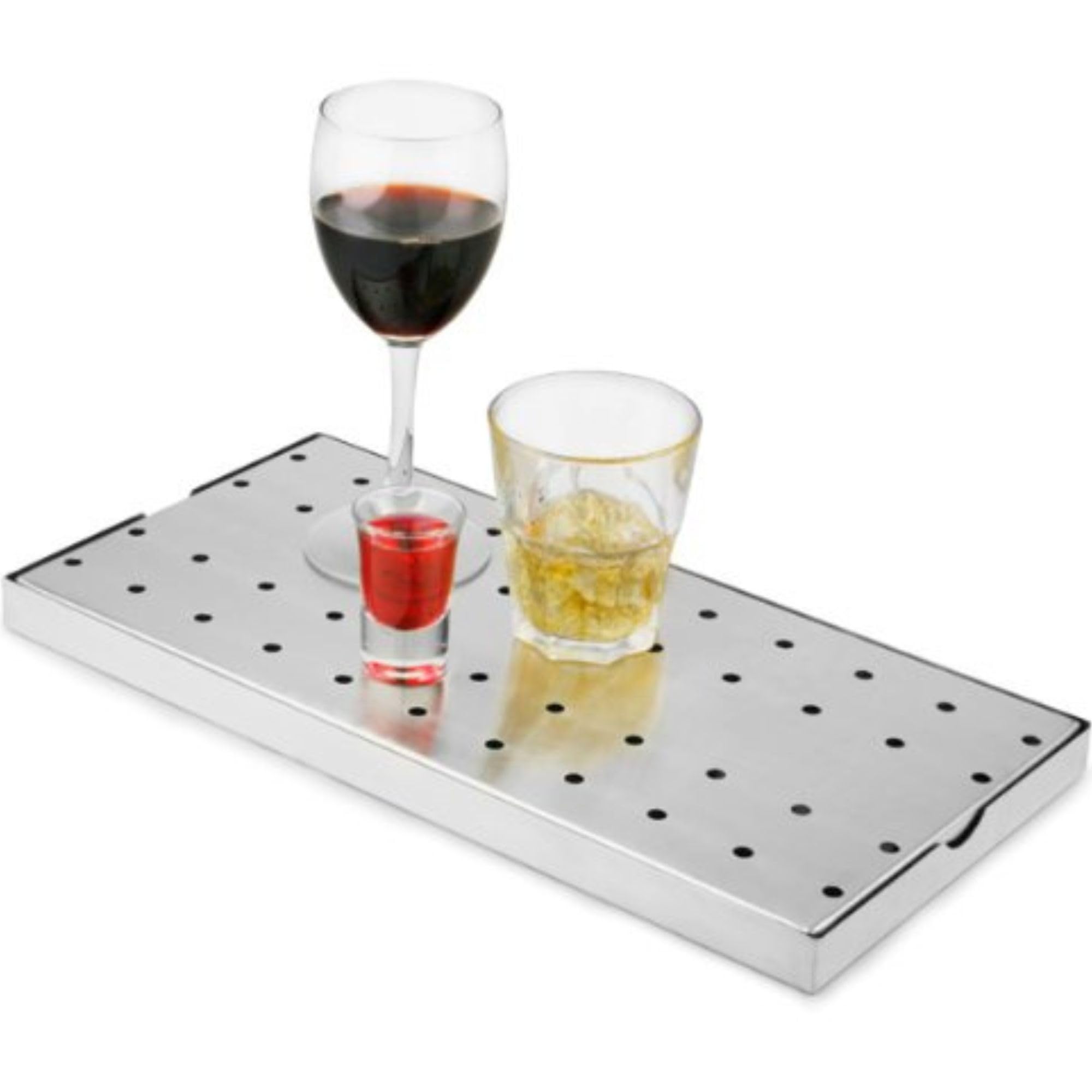 Bar@Drinkstuff Silver Stainless Steel Bar Drip Tray 20Cm X 40Cm | Beer Drip Tray